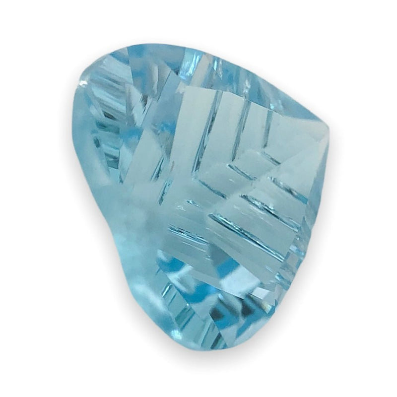 Estate 4.22ct Heart Cut Blue Topaz Loose Gemstone - Walter Bauman Jewelers