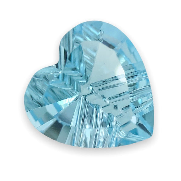 Estate 4.22ct Heart Cut Blue Topaz Loose Gemstone - Walter Bauman Jewelers