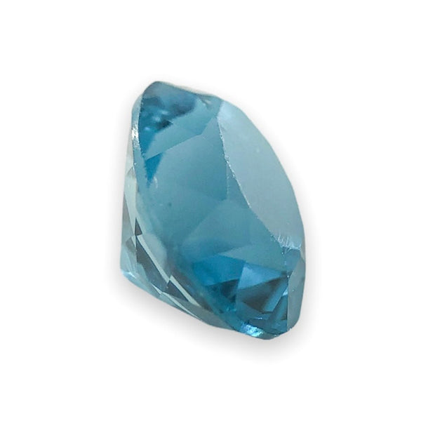 Estate 4.24ct Oval Cut London Blue Topaz Loose Gemstone - Walter Bauman Jewelers