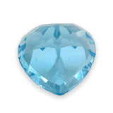 Estate 4.47ct Heart Cut Blue Topaz Loose Gemstone - Walter Bauman Jewelers