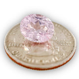 Estate 4.71ct Oval Kunzite Loose Gemstone - Walter Bauman Jewelers