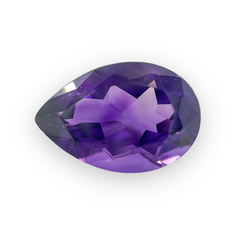 Estate 5.43ct Pear Amethyst Loose Gemstone - Walter Bauman Jewelers