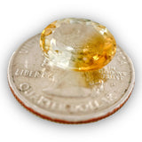 Estate 5.55ct Oval Citrine Loose Gemstone - Walter Bauman Jewelers