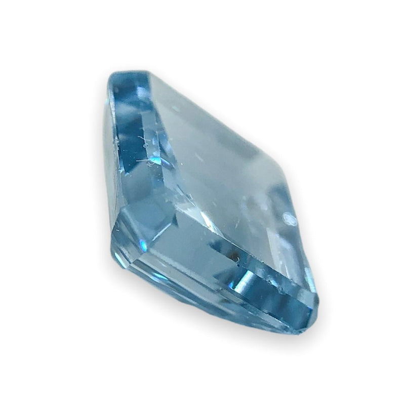 Estate 5.85ct Asscher Cut Blue Topaz Loose Gemstone - Walter Bauman Jewelers