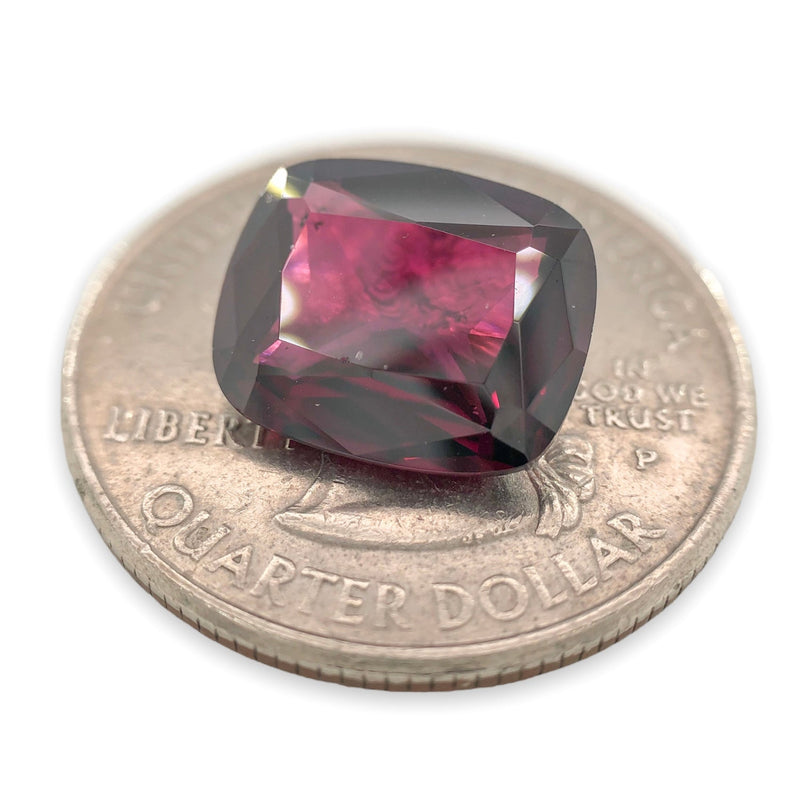 Estate 5.94ct Cushion Cut Garnet Loose Stone - Walter Bauman Jewelers