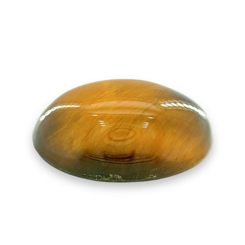 Estate 6.10ct Oval Cabochon Tigers Eye Loose Gemstone - Walter Bauman Jewelers