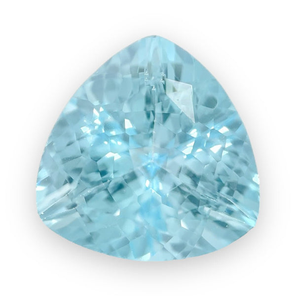 Estate 6.21ct Trillion Cut Blue Topaz Loose Gemstone - Walter Bauman Jewelers