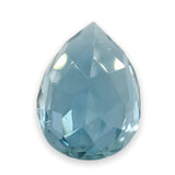 Estate 6.48ct Pear Cut London Blue Topaz Loose Gemstone - Walter Bauman Jewelers
