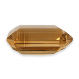 Estate 7.18 ct Emerald Cut Citrine Loose Gemstone - Walter Bauman Jewelers