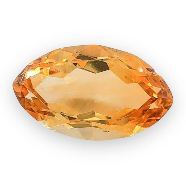 Estate 7.71ct Marquise Citrine Loose Gemstone - Walter Bauman Jewelers