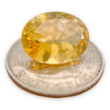 Estate 8.04ct Oval Citrine Loose Gemstone - Walter Bauman Jewelers