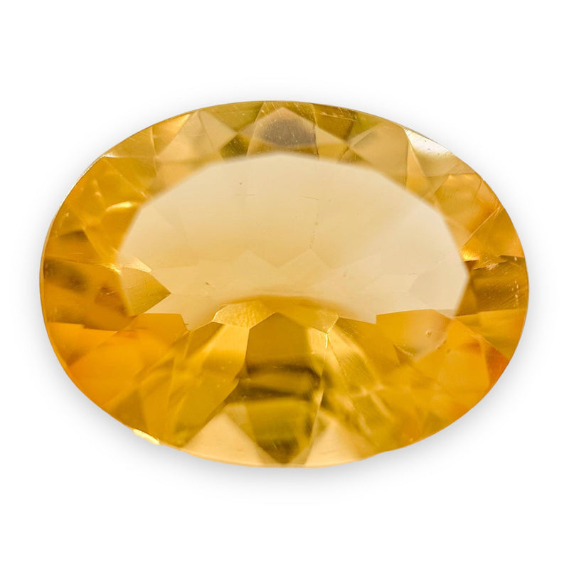 Estate 8.04ct Oval Citrine Loose Gemstone - Walter Bauman Jewelers