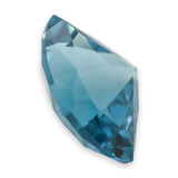 Estate 8.13ct Shield Cut London Blue Topaz Loose Gemstone - Walter Bauman Jewelers