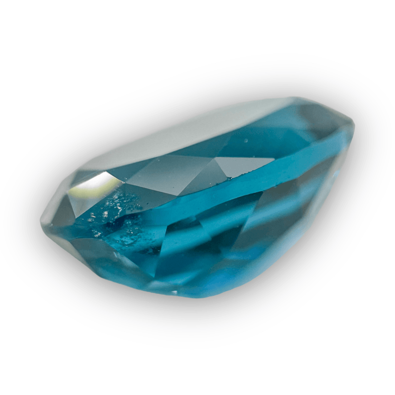 Estate 8.18ct Oval Cut Blue Topaz Loose Gemstone - Walter Bauman Jewelers