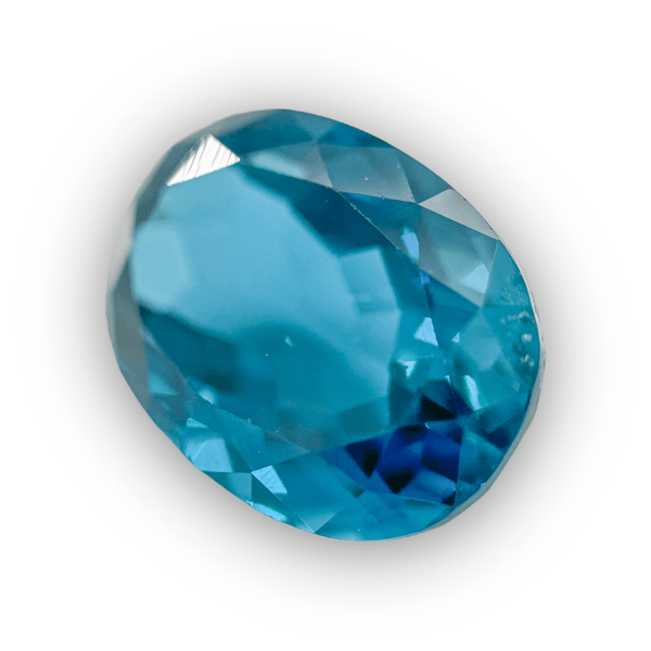 Estate 8.18ct Oval Cut Blue Topaz Loose Gemstone - Walter Bauman Jewelers