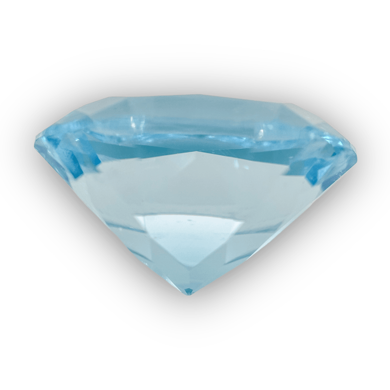 Estate 8ct Oval Cut Blue Topaz Loose Gemstone - Walter Bauman Jewelers