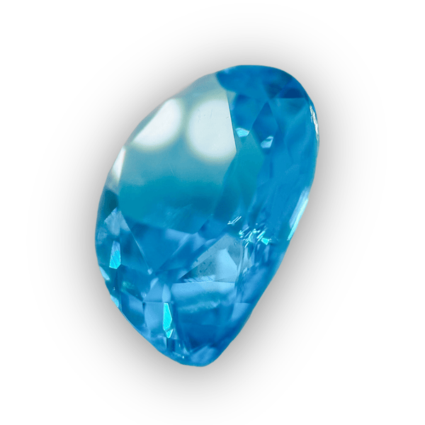 Estate 9.21ct Pear Cut Blue Topaz Loose Gemstone - Walter Bauman Jewelers