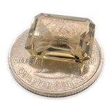 Estate 9.49ct Emerald Cut Citrine Loose Gemstone - Walter Bauman Jewelers