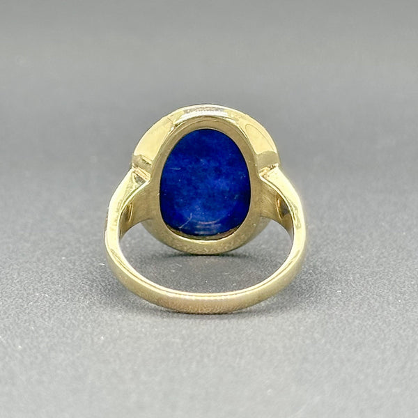 Estate Art Deco 14K Y Gold 0.64ct Lapis Lazuli Ring - Walter Bauman Jewelers