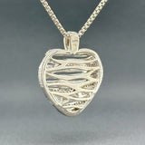 Estate BH SS 0.26cttw G-H/SI2 Diamond Heart Pendant - Walter Bauman Jewelers
