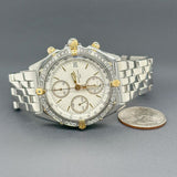 Estate Breitling STST Chronomat 0.52cttw I-J/I1 Diamond Men’s Automatic Watch Ref#B13048 - Walter Bauman Jewelers