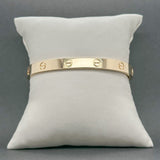 Estate Cartier 18K Y Gold Love Bangle Bracelet - Walter Bauman Jewelers