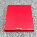 Estate Cartier Tank #W51012Q4 Box & Trifold Manuals (Empty Box) - Walter Bauman Jewelers