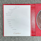 Estate Cartier Trifold Watch Manual & DVD Document Holder (No Watch) - Walter Bauman Jewelers