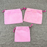 Estate CCM Set of 3 Pink Pouches EMPTY - Walter Bauman Jewelers