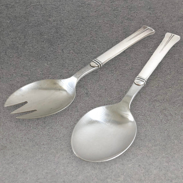 Estate Cohr SS Sparta Two Piece Salad Servers - Walter Bauman Jewelers