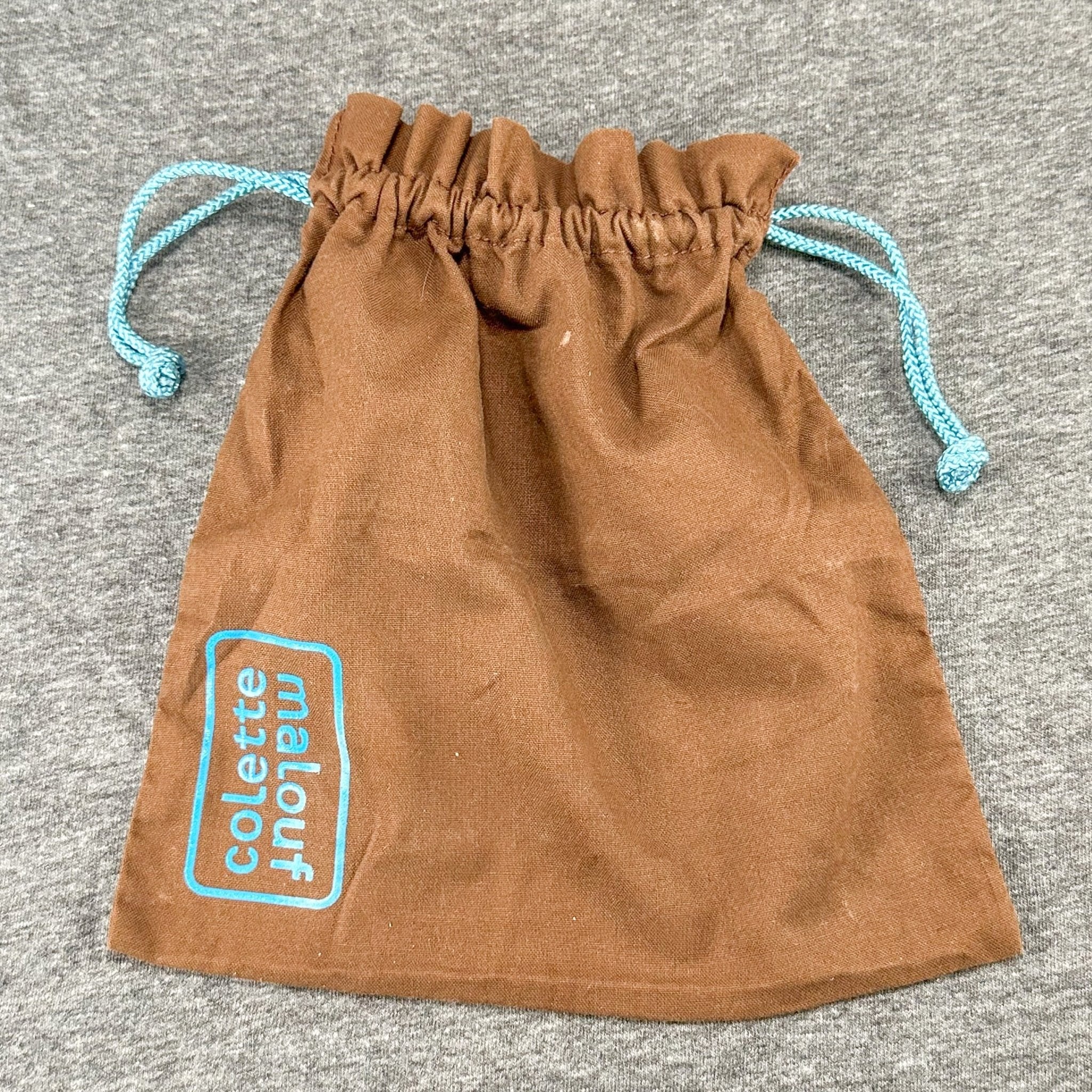 Repc Drawstring Estate Colette Malouf Pochette à cordon marron VIDE | Walter Bauman ...