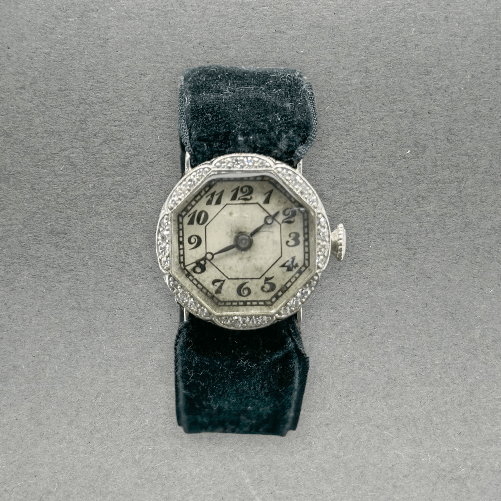 Estate Cresarrow Platinum 0.24ctw G H VS2 SI1 Diamond Mechanical