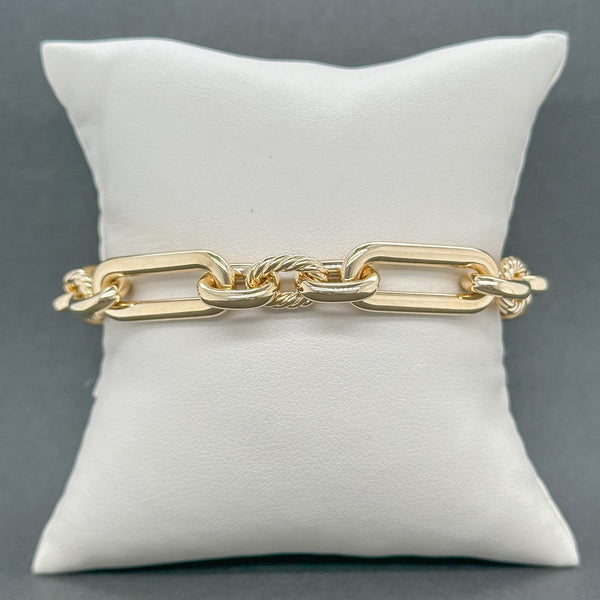 Estate David Yurman 18K Y Gold Lexington Bracelet - Walter Bauman Jewelers