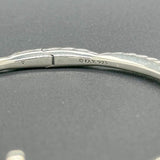 Estate David Yurman SS 0.29cttw G-H/SI1-2 Diamond Tides Bangle Bracelet - Walter Bauman Jewelers
