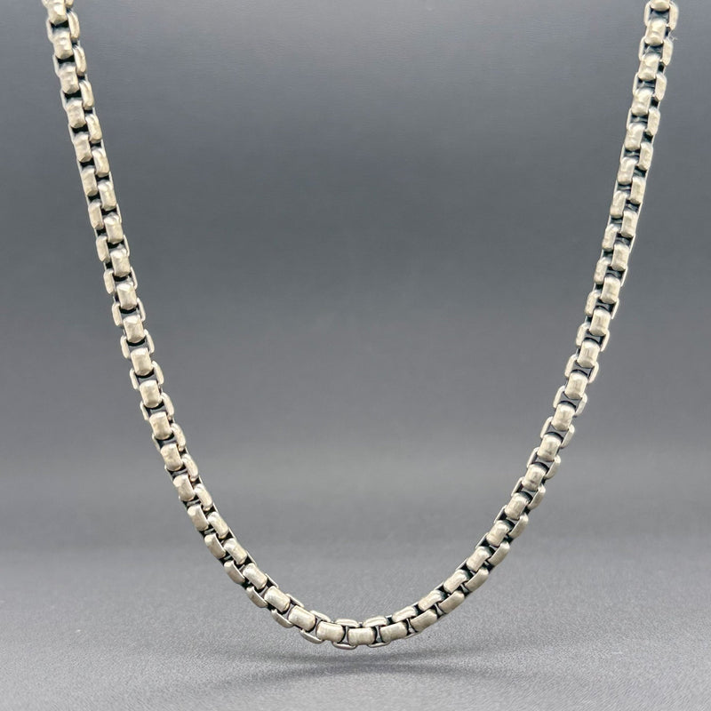 Estate David Yurman SS 14 3.6mm 18” Round Box Chain - Walter Bauman Jewelers