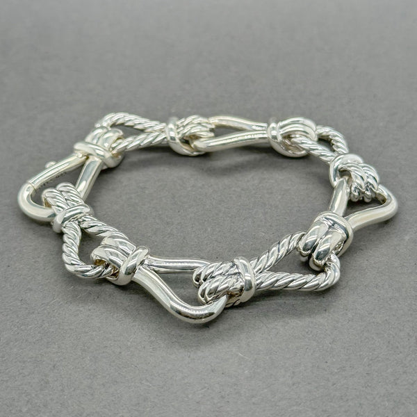 Estate David Yurman SS Thoroughbred Loop Chain Bracelet - Walter Bauman Jewelers