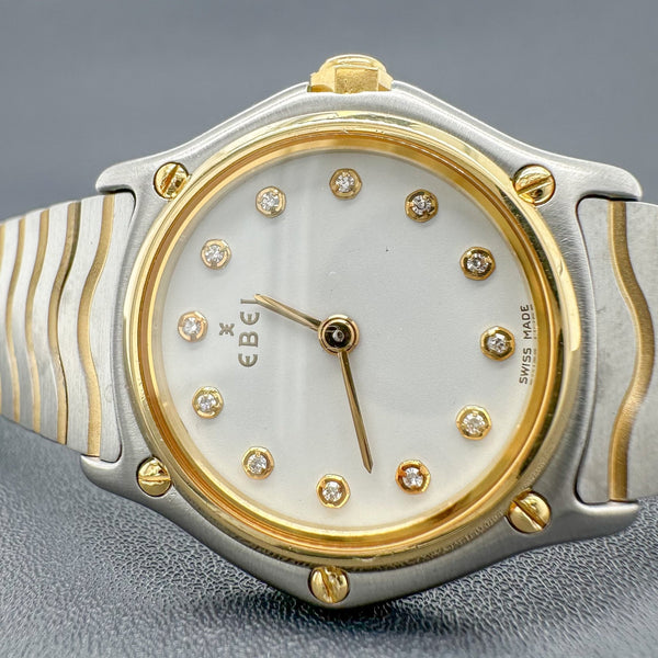 Estate Ebel Classic Wave Women’s Quartz Watch ref#1157111 - Walter Bauman Jewelers