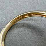 Estate Effy 14K Y Gold 0.01ct Emerald & 0.23ctw Black-H/SI1-2 Diamond Panther Ring - Walter Bauman Jewelers