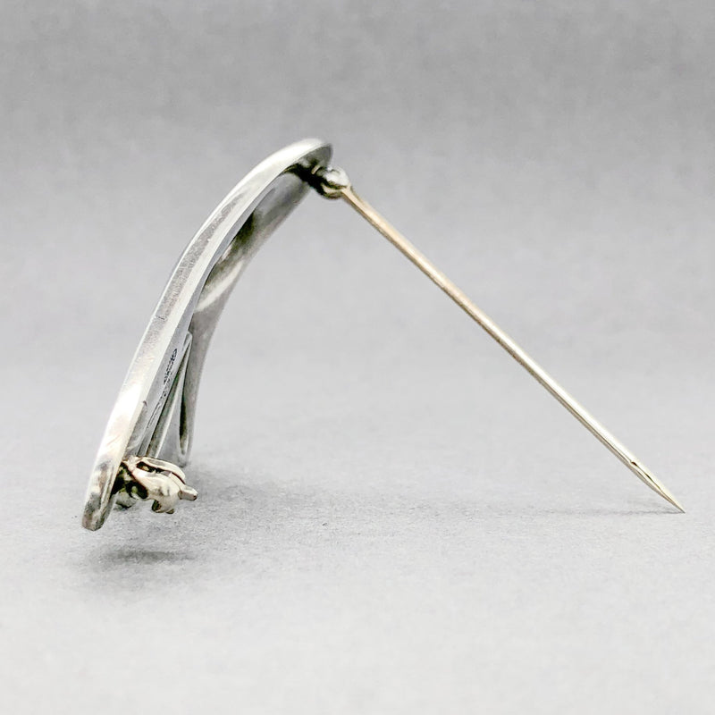 Estate Georg Jensen Sterling Silver Abstract Pin #325 - Walter Bauman Jewelers