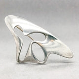 Estate Georg Jensen Sterling Silver Abstract Pin #325 - Walter Bauman Jewelers