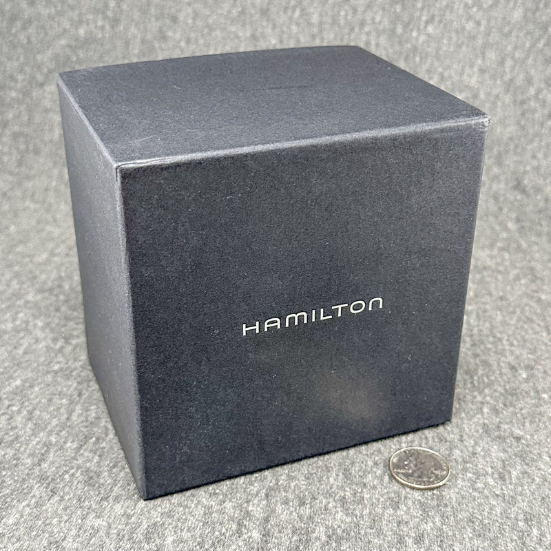 Estate Hamilton Outer Watch Box w. Instructions & Blank Card (No Watch) - Walter Bauman Jewelers