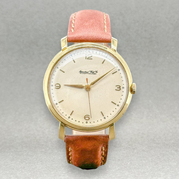 Estate International Watch Co. 18K Y Gold Pilot Men’s Manual Watch ref#89 - Walter Bauman Jewelers