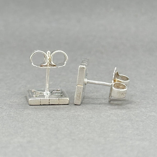Estate John Hardy SS 0.27cttw H-I/SI1-2 Diamond Modern Chain Earrings - Walter Bauman Jewelers