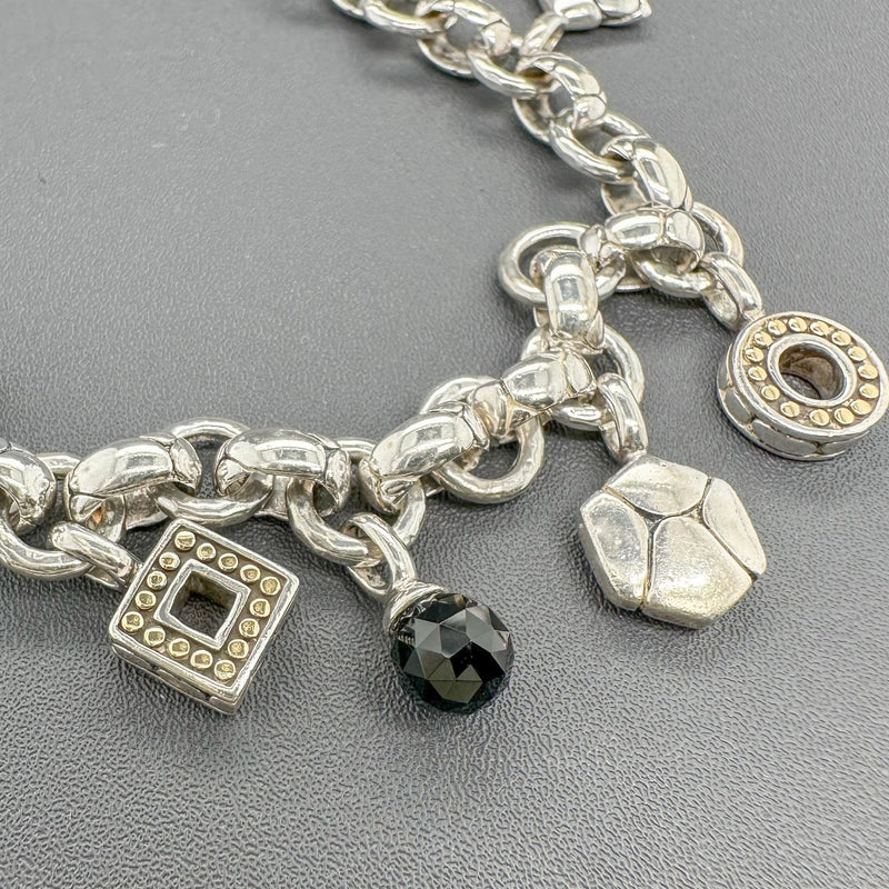 Estate John Hardy SS 18 Kali Toggle Charm Bracelet - Walter Bauman Jewelers