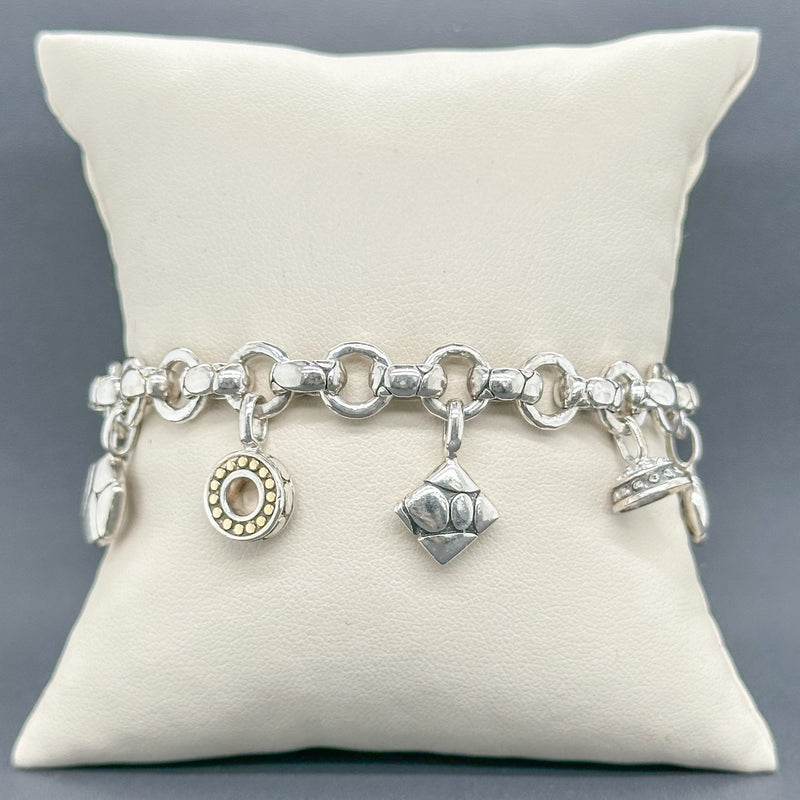 Estate John Hardy SS 18 Kali Toggle Charm Bracelet - Walter Bauman Jewelers