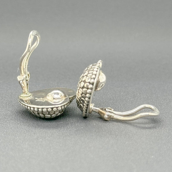 Estate John Hardy SS Heart Clip On Earrings - Walter Bauman Jewelers