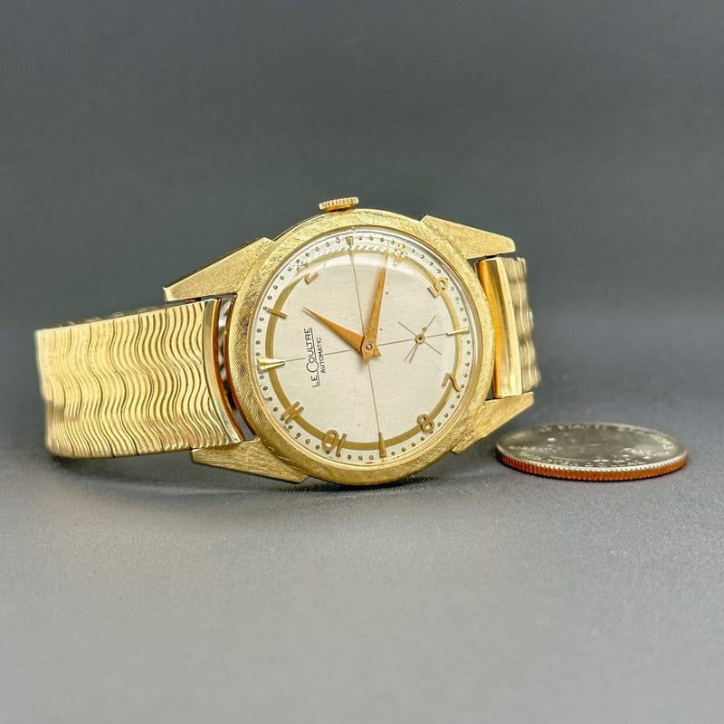 Estate Lecoultre 14K Y Gold Men’s Automatic Watch Ref#950-135 - Walter Bauman Jewelers