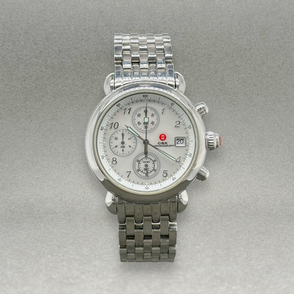 Estate Michele CSX Chronograph Women’s Quartz Watch Ref#71.2000/3000 - Walter Bauman Jewelers