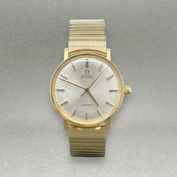 Estate Omega 18K Y Gold Century Men’s Automatic Watch Ref#161009 - Walter Bauman Jewelers