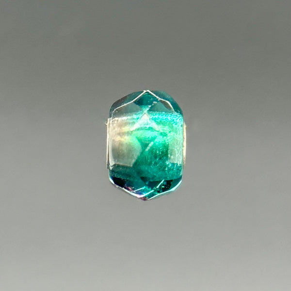 Estate Pandora SS Faceted Teal Glass Bead Charm - Walter Bauman Jewelers